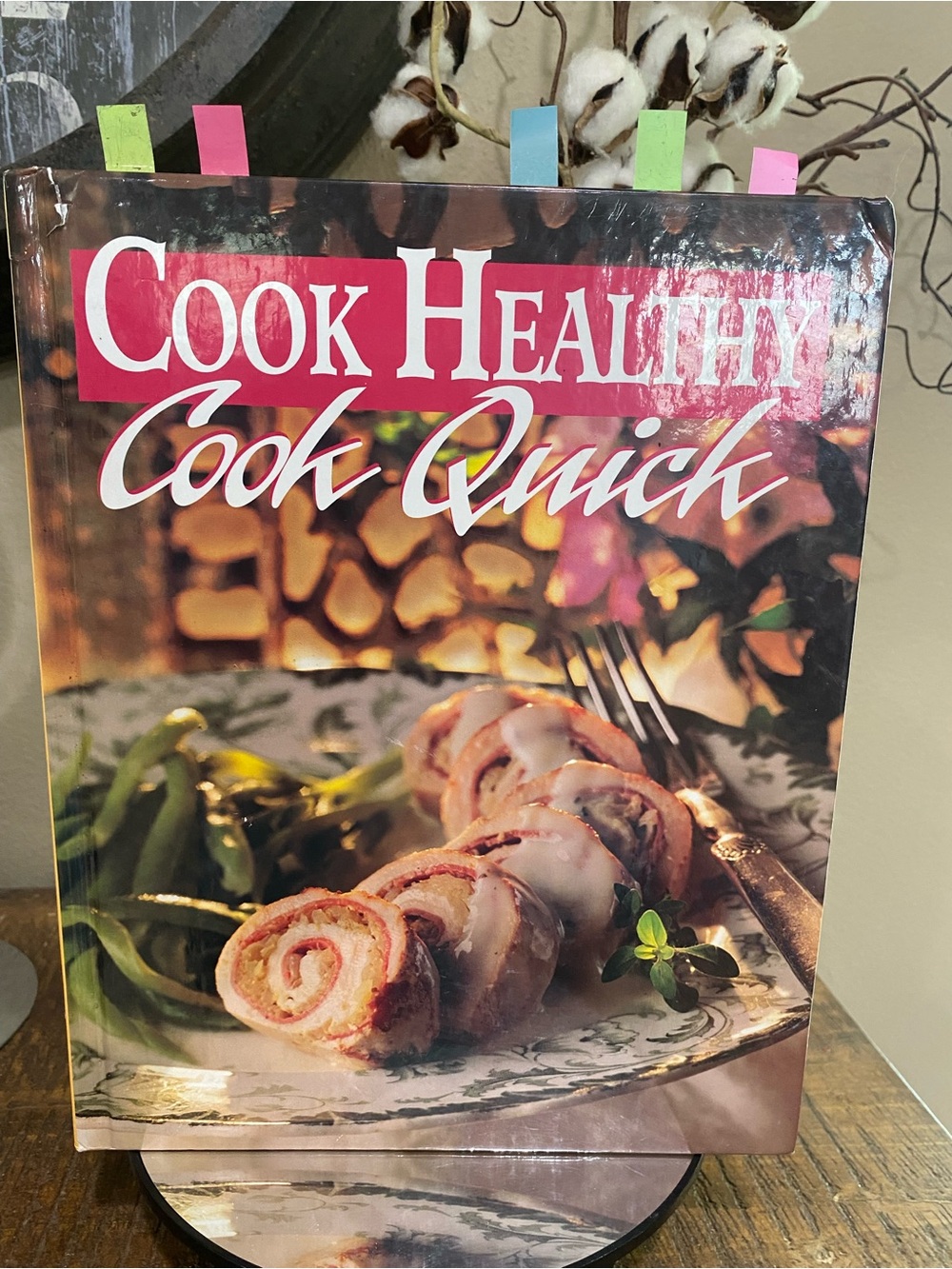 Cook Healthy Cook Quick Cookbook - Pink Cover